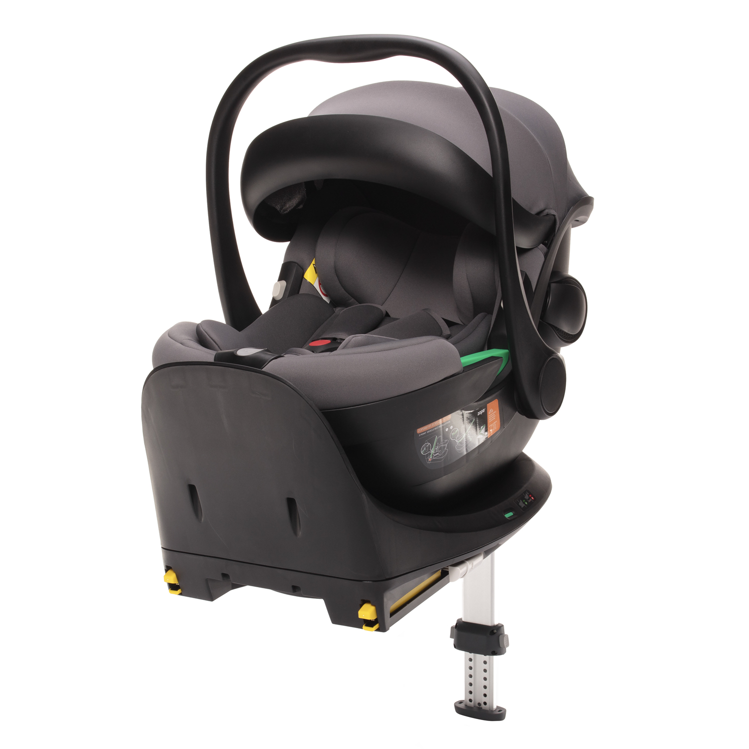 Zopa Autosedačka XM Plus i-Size bundle, Foggy Grey 2
