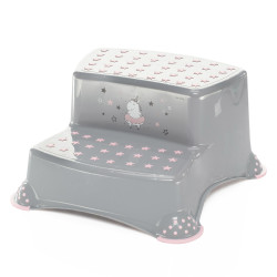 Zopa Dvojstupínek k WC/umyvadlu Unicorn, Grey/Pink 3