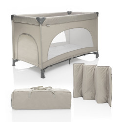 Zopa Postýlka skládací Lely, Sand Beige 3