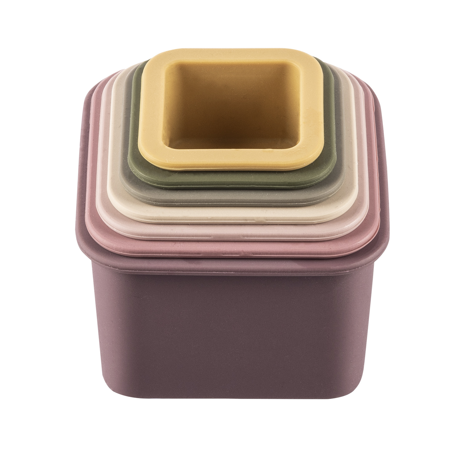 Zopa Silikonové stohovací kalíšky, Multicolor