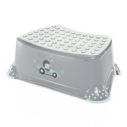 Zopa Stupínek k WC/umyvadlu Racer, Grey/Mint 3