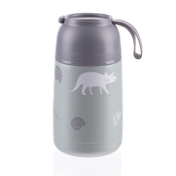 Zopa Termoska na jídlo se silikonovým držákem 620 ml, Dino 1