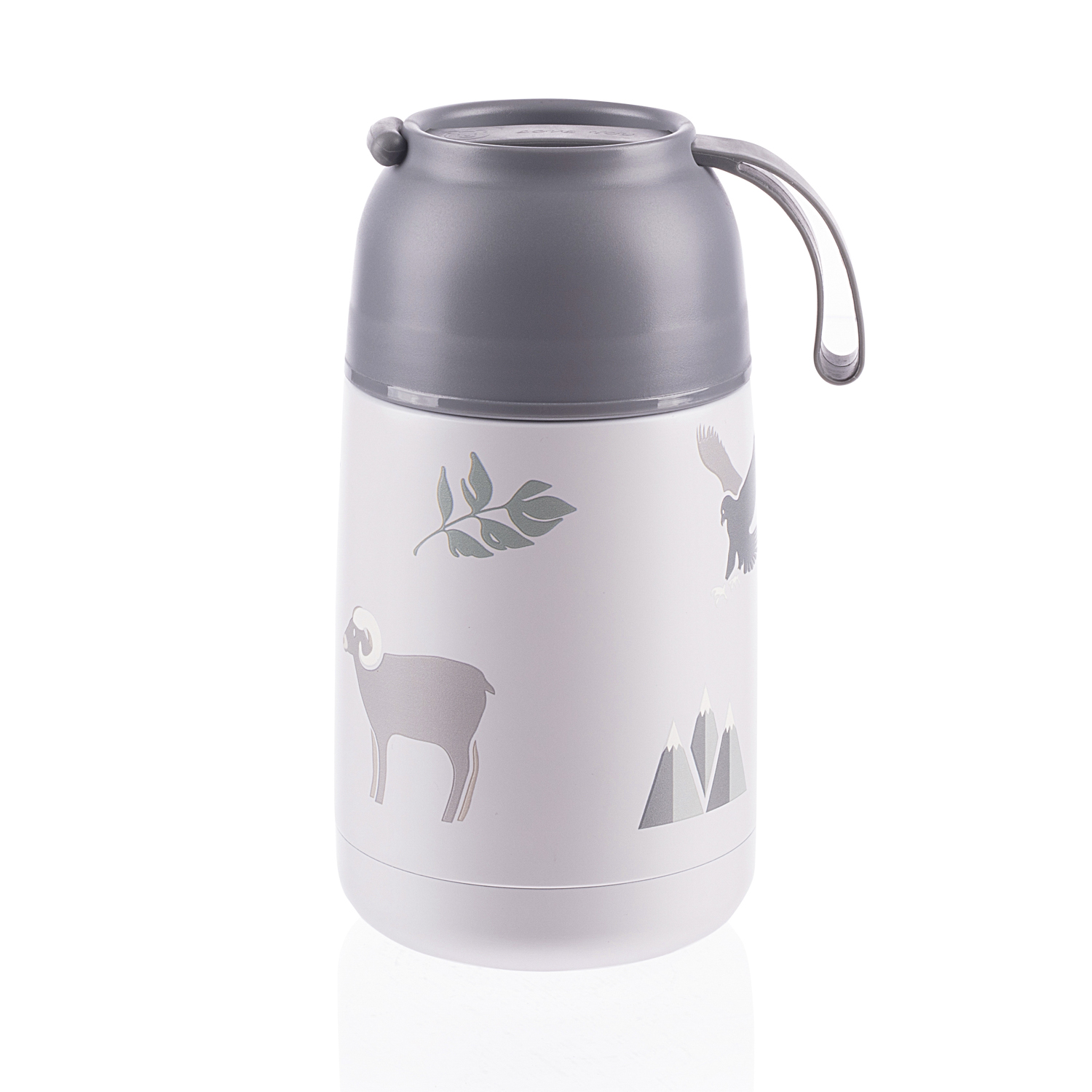 Zopa Termoska na jídlo se silikonovým držákem 620 ml, Mountains 2
