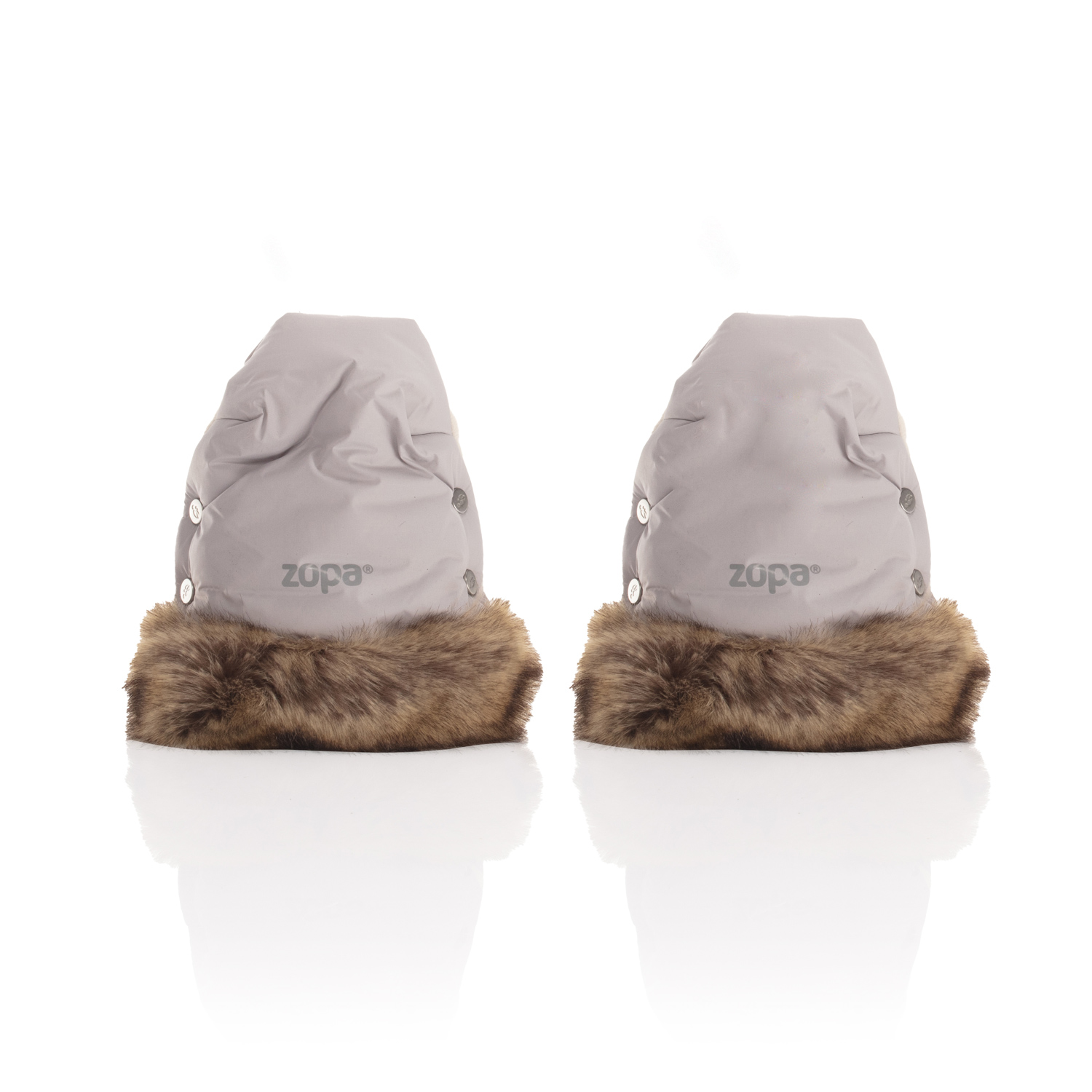 Zopa Zimní rukavice Fluffy 2, Foggy Grey 2