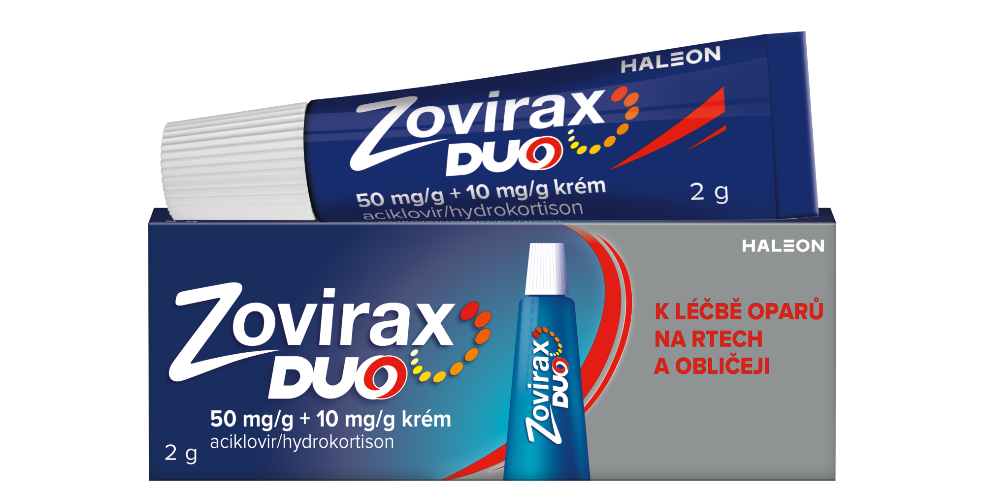 ZOVIRAX DUO 50mg/g+10mg/g krém 2 g