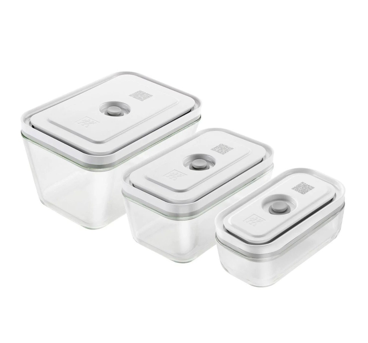 Zwilling Fresh&Save Skleněná vakuovací dóza S, M, L 3 ks