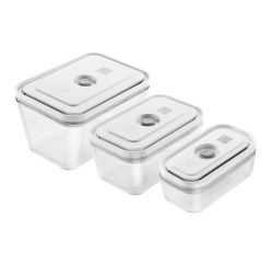 Zwilling Fresh&Save Skleněná vakuovací dóza S, M, L 3 ks